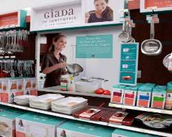 She launched a line of kitchen supplies, exclusively for Target in early 2010. Her products consist of stainless steel pots and pans, a wide range of 